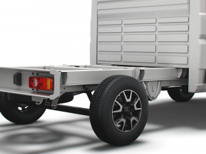 opel movano chassis truck crew cab 3450 wb 2022 3D 모델