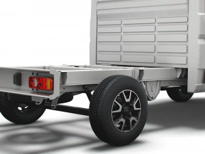 opel movano chassis truck crew cab 3450 wb 2022 3D Model