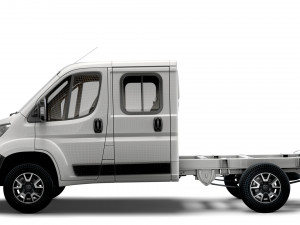 opel movano chassis truck crew cab 3450 wb 2022 3D 모델