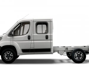 opel movano chassis truck crew cab 3450 wb 2022 3D Model