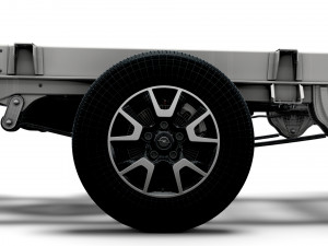 opel movano chassis truck crew cab 3450 wb 2022 3D 모델