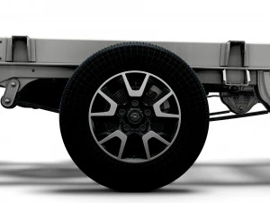 opel movano chassis truck crew cab 3450 wb 2022 3D Model