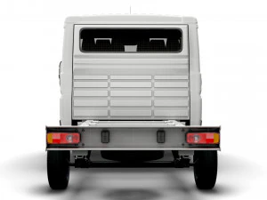 opel movano chassis truck crew cab 3450 wb 2022 3D Model