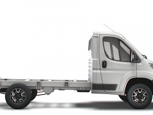opel movano chassis truck single cab 3450wb 2022 Modello 3D