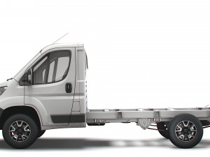 opel movano chassis truck single cab 3450wb 2022 Modello 3D