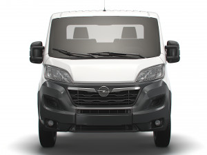 opel movano chassis truck single cab 3450wb 2022 Modello 3D