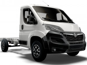 opel movano chassis truck single cab 3450wb 2022 Modello 3D