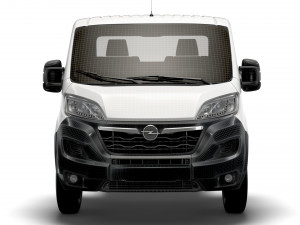 opel movano chassis truck single cab 3450wb 2022 Modello 3D