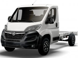 opel movano chassis truck single cab 3450wb 2022 Modello 3D