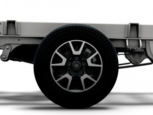 opel movano chassis truck single cab 3450wb 2022 Modello 3D