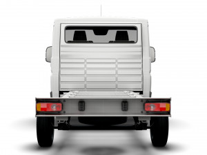opel movano chassis truck single cab 3450wb 2022 Modello 3D