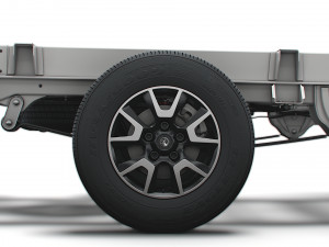 vauxhall movano chassis truck crew cab 3450 wb 2022 3D 모델