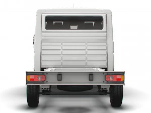 vauxhall movano chassis truck crew cab 3450 wb 2022 3D Model