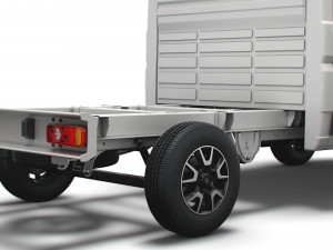 vauxhall movano chassis truck crew cab 3450 wb 2022 3D 모델