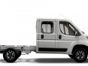vauxhall movano chassis truck crew cab 3450 wb 2022 3D 모델