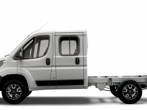vauxhall movano chassis truck crew cab 3450 wb 2022 3D 모델