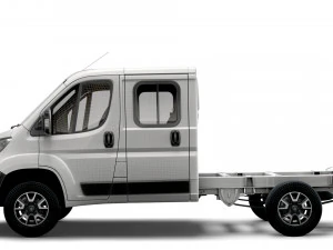 vauxhall movano chassis truck crew cab 3450 wb 2022 3D Model