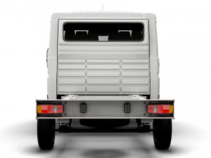 vauxhall movano chassis truck crew cab 3450 wb 2022 3D Model
