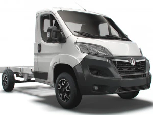 Грузовик-шасси Vauxhall movano с одинарной кабиной 3450wb 2022 г. 3D Модель