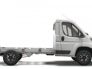 vauxhall movano chassis truck single cab 3450wb 2022 3D Model