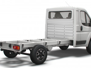 vauxhall movano chassis truck single cab 3450wb 2022 3D Model