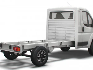 vauxhall movano chassis truck single cab 3450wb 2022 3D Model