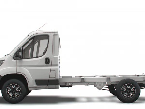 vauxhall movano chassis truck single cab 3450wb 2022 3D Model