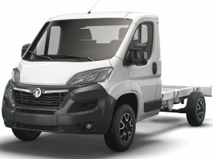 vauxhall movano chassis truck single cab 3450wb 2022 3D Model