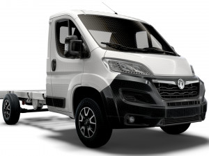 vauxhall movano chassis truck single cab 3450wb 2022 3D Model