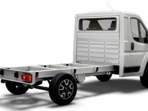 vauxhall movano chassis truck single cab 3450wb 2022 3D Model