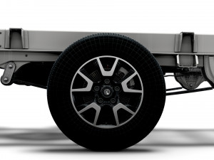 vauxhall movano chassis truck single cab 3450wb 2022 3D Model