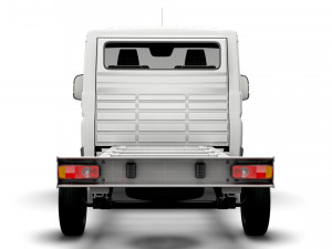vauxhall movano chassis truck single cab 3450wb 2022 3D Model