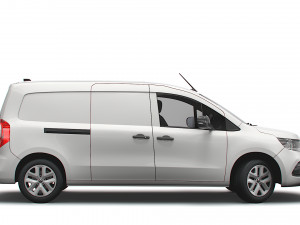 renault kangoo ev van lwb 2022 3D 模型