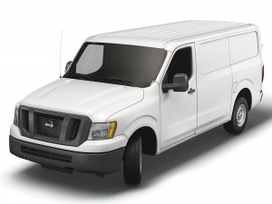 nissan nv cargo 1500v6 s 2022 3D Model