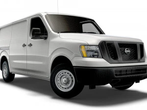 nissan nv cargo 1500v6 s 2022 3D Model