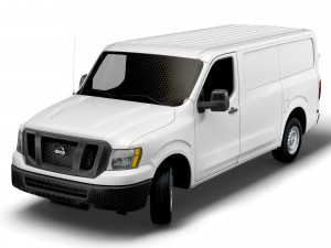 nissan nv cargo 1500v6 s 2022 3D Model