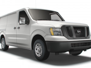 nissan nv cargo 2500hdv8 sv 2022 3D Model