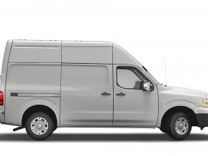 nissan nv cargo 2500hdv8 sv high roof 2022 Modello 3D