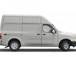 nissan nv cargo 2500hdv8 sv high roof 2022 3D Model