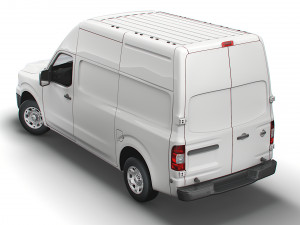 nissan nv cargo 2500hdv8 sv high roof 2022 Modello 3D