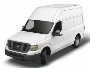 nissan nv cargo 2500hdv8 sv high roof 2022 Modello 3D