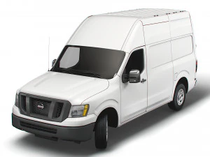 nissan nv cargo 2500hdv8 sv high roof 2022 3D Model