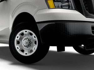 nissan nv cargo 2500hdv8 sv high roof 2022 3D Model