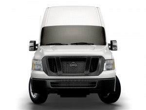 nissan nv cargo 2500hdv8 sv high roof 2022 Modello 3D