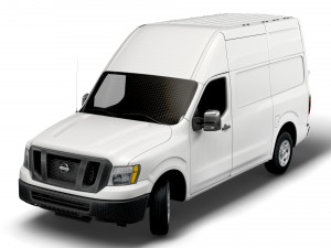 nissan nv cargo 2500hdv8 sv high roof 2022 Modello 3D