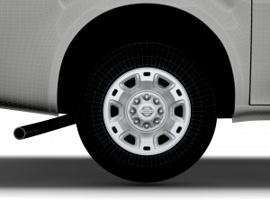 nissan nv cargo 2500hdv8 sv high roof 2022 Modello 3D