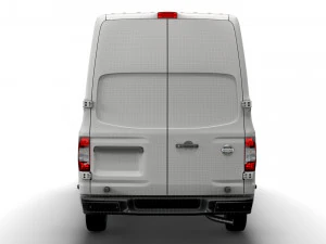 nissan nv cargo 2500hdv8 sv high roof 2022 3D Model