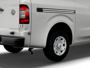 nissan nv cargo 2500hdv8 sv high roof 2022 Modello 3D