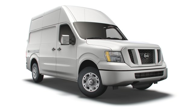 nissan nv cargo 3500hdv8 sl high roof 2022 3D Модель .c4d .max .obj .3ds .fbx .stl .blend 
