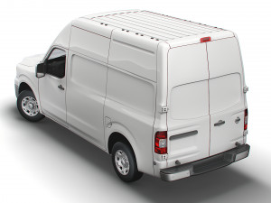 nissan nv cargo 3500hdv8 sl high roof 2022 3D Модель